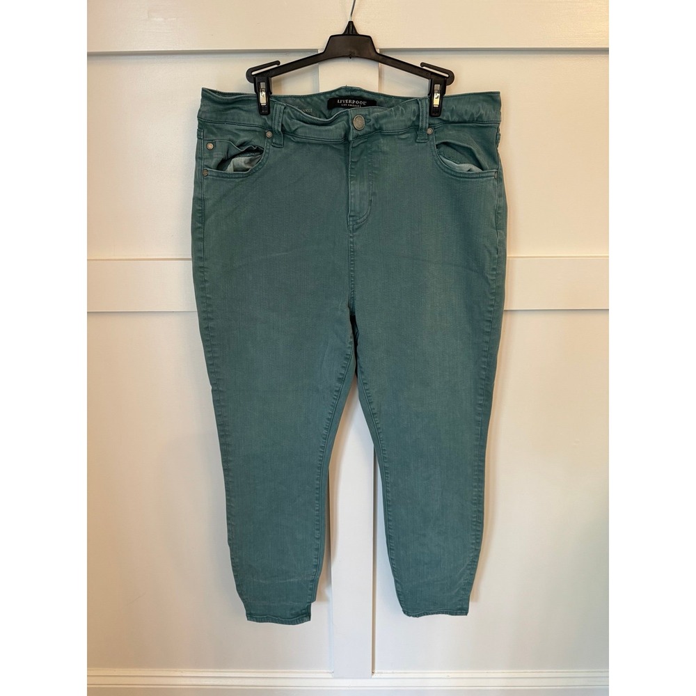 Liverpool high rise ankle 18w green